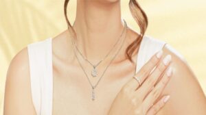 kalung emas putih wanita terbaru